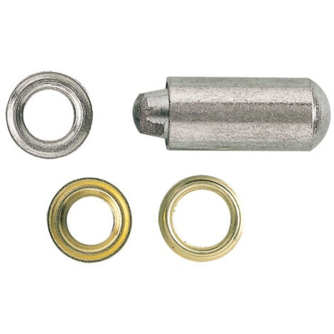 Oeillet bâche avec jeu pose laiton Ø10mm blister 25 - CHAPUIS