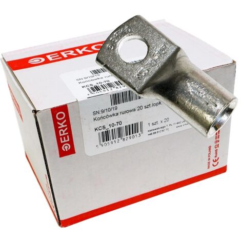 Oeillet de tuyau KCS CU 70mm M10 20pcs ERKO