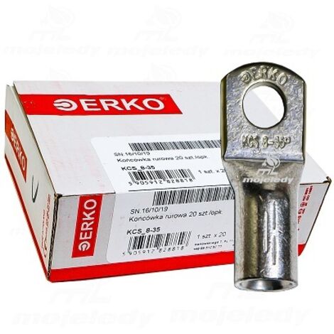 Oeillet tubulaire KCS CU 35mm M8 20pcs ERKO