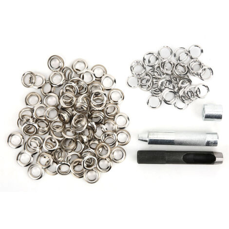 Œillets métalliques 12mm en laiton - Kit de rivets pour chaussures, sacs et vêtements