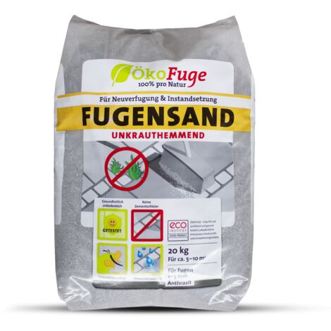 ÖkoFuge Fugensand Anthrazit 20kg