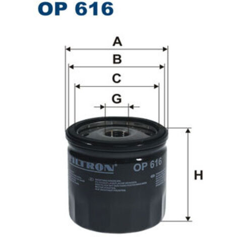 ÖLFILTER OP616 FILTRON
