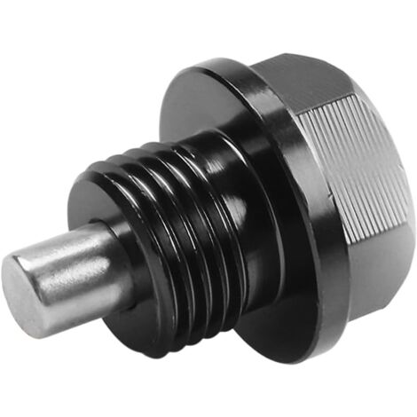 Ölwannenschraube, Diebstahlsicherung, Ablassschraube, universelles Metall, eloxiert, magnetische Motorölwannenmutter mit Ring, Diebstahlsicherung, Ablassschraube, Universal-Metallsumpfmutter (M14 x 1,