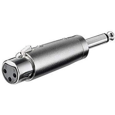 OEM Adattatore XLR  Cannon Femmina a Jack 6,35 Maschio mono
