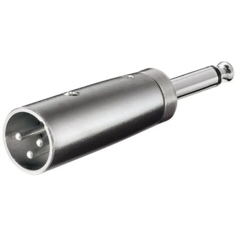 OEM Adattatore XLR Cannon Maschio a Jack 6,35 Maschio mono