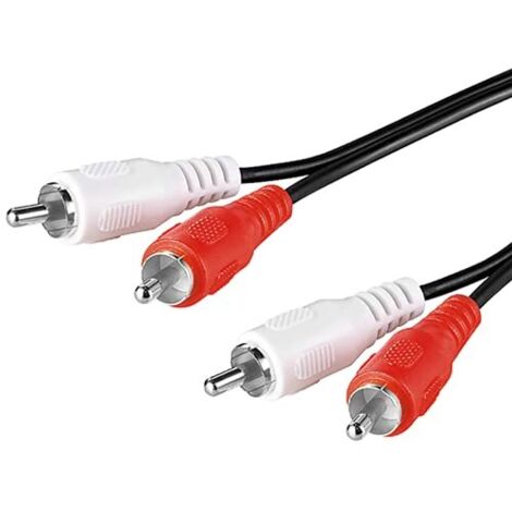 OEM Cavo Prolunga Stereo RCA Chinch Cavo Prolunga M/M 2x RCA 5mt
