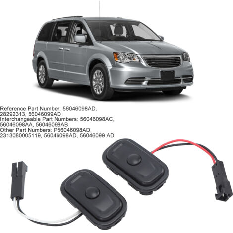 OEM Direkt-Radioschalter am Lenkrad 56046098AB – 2er-Pack – Kompatibel mit Jeep Grand Cherokee Liberty
