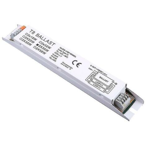 OEM – Elektronisches T8-Vorschaltgerät 2 x 36 W – Spannung 220–240 V – Länge 21 cm – Breite 3 cm – Geräuschloser und stroboskopfreier Betrieb