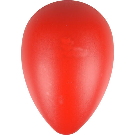 Oeuf rouge en plastique M ø 13 cm x 18.5 cm de hauteur Jouet pour chien - animallparadise