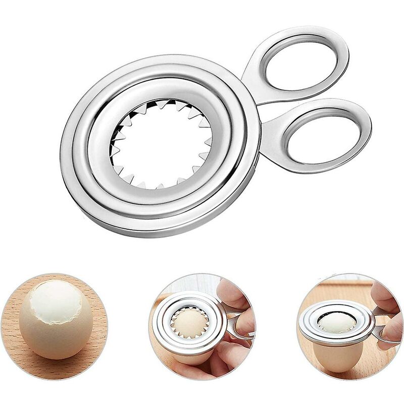 Oeuf Topper Cutter En Acier Inoxydable Oeuf Cutter Cracker Coquille D'oeuf Ciseaux Ouvre Thsinde