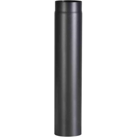 Ofenrohr 750 mm, Ø 150 mm, schwarz Wandstärke 2 mm