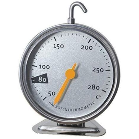 Ofenthermometer aus Edelstahl mit Haken, präzises und praktisches Küchenutensil