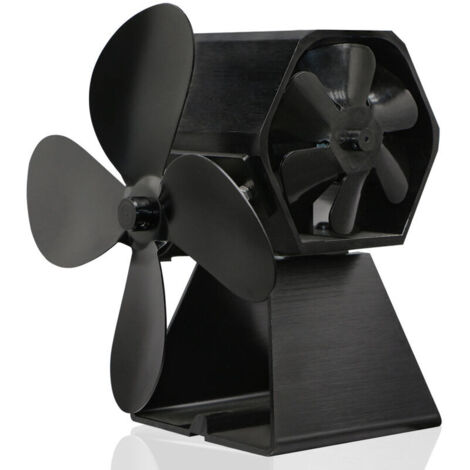 Ofenventilator Holzofenventilator Kaminventilator Thermodynamischer Doppelkopfventilator