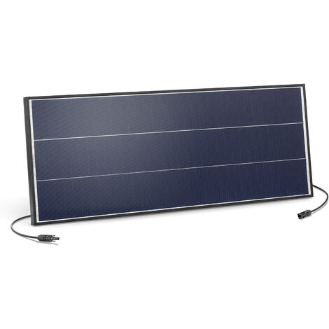 Off Grid Solarmodul 75 Watt monokristallin 18V - MC4 Steckverbindungen - hocheffizeinte Dachschindeltechnologie - 1031 x 405 x 35 mm - esotec 131050