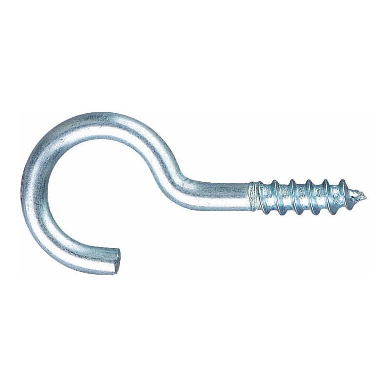 Haken mit offener Öse - Verzinkter Stahl 22 x 110 (6 x 69 x 24) - Packung mit 100 Stück