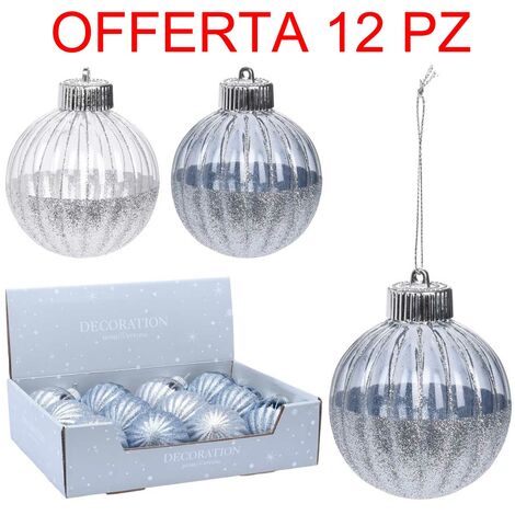 OFFERTA 12 ROSE APPENDIBILI CON CLIP E GLITTER 14X8,5CM BIANCO INVERNO -  Fiori Natalizi Peragashop