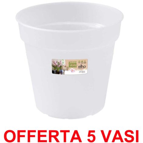 OFFERTA 5 VASO ORCHIDEE GREEN BASICS ORCHID 15CM TRASPARENTE