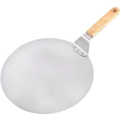 Offerta speciale: pala per pizza in acciaio inox con manico in legno, pala per pizza per pietre per pizza, pala per pane, pala per pizza