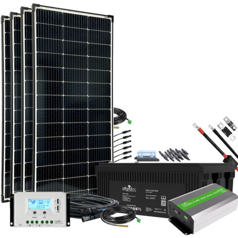Offgridtec© Autark XXL-Master 620W Solaranlage - 2000W AC Leistung