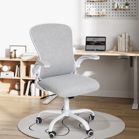 main image of "Office Chair Ergonomic Desk Chair Mesh Back Swivel Seat Lumbar Support with Flip up Armrests"