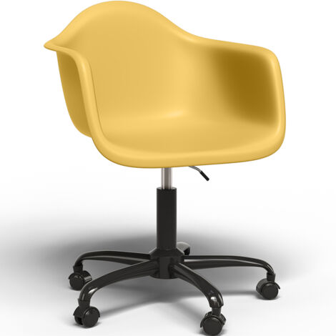 Pastel yellow desk online chair