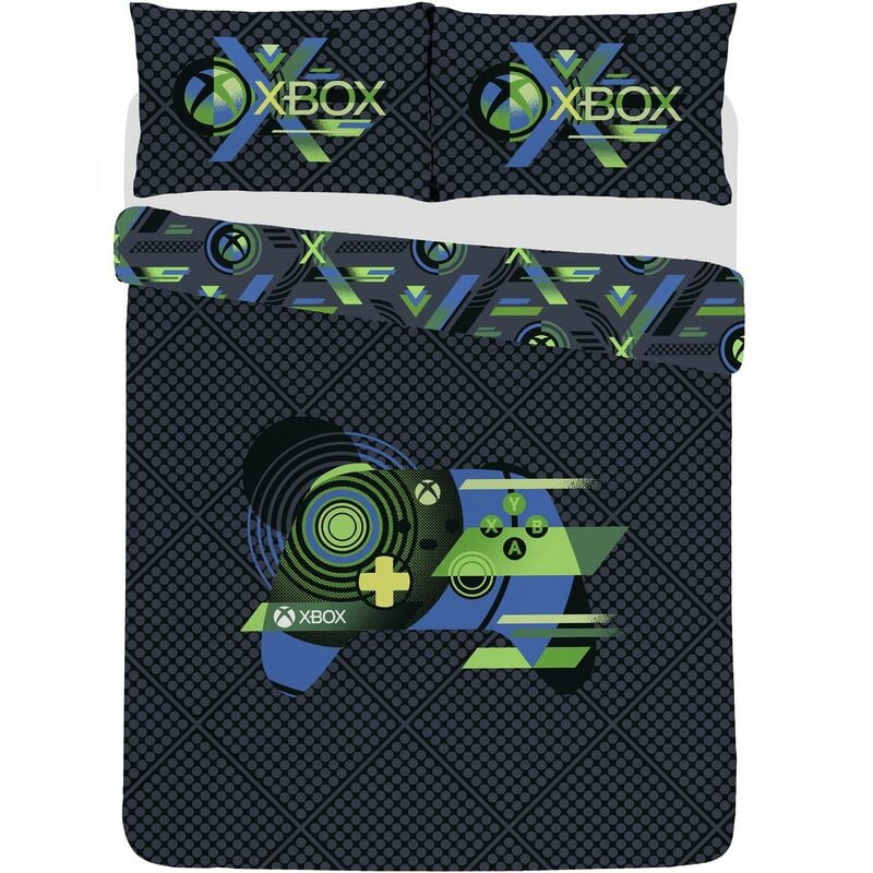 Official Double Duvet Cover Set Reversible Bedding Bed Set Merchandise - Xbox