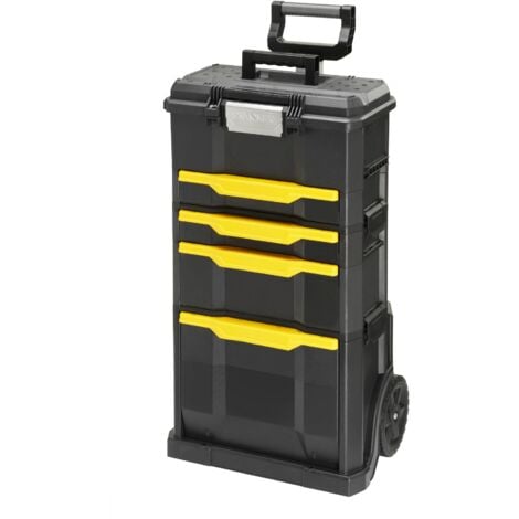 Officina mobile Stanley 3-in-1 con 3 cassette portautensili portatili