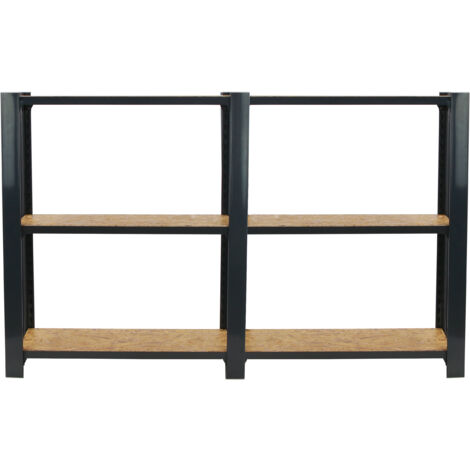 Officlick Étagère industrielle antracite 1000x1600 mm