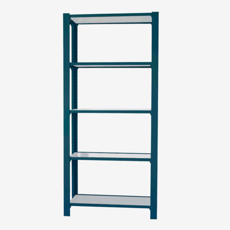 Officlick Étagère Simonrack métallique anthracite blanc