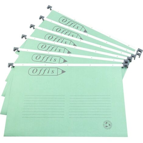 Offis Suspension Files (Pack-50) Foolscap Green - Green