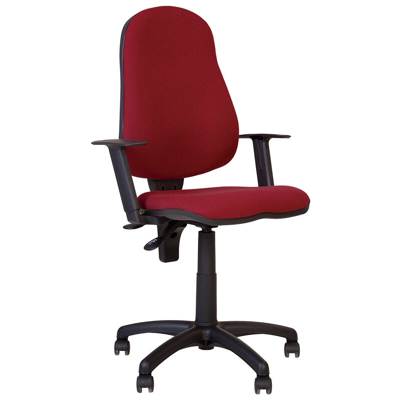 Offix- fauteuil, chaise de bureau ergonomique, dossier inclinable. Bordeaux.