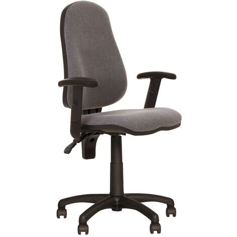 Offix Fauteuil Chaise De Bureau Ergonomique Dossier Inclinable Tissu Gris Gris 002026zt13