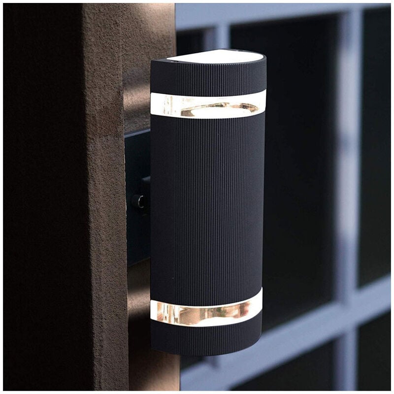 Applique murale d'extérieur, jusqu'à 35W GU10,IP65 waterproof garden light pour patio, terrasse, jardin, hall d'entrée, balcon, porche.