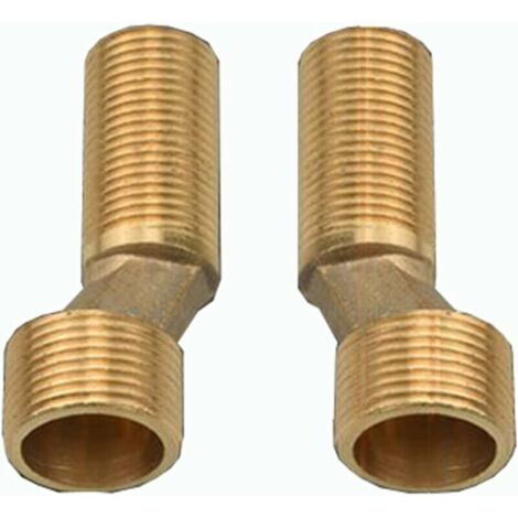Offset Connect shower/bath faucet fitting, brass angle reducer, adjustable swivel arm, Offset Connect 1/2" 3/4", Offset Connect 2/2" 3/4", gold