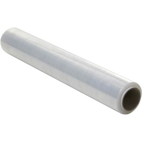 OFITURIA Film Transparente Para Embalar (1 UNIDAD) Rollo plastico transparente para embalaje industrial de 0,5 x 200m - Rollo Papel Film Estirable Manual y Elastico