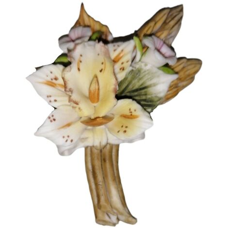 Oggetti da Bomboniera fiore in porcellana per matrimonio cresima comunione segnaposto o da applicazione particolari