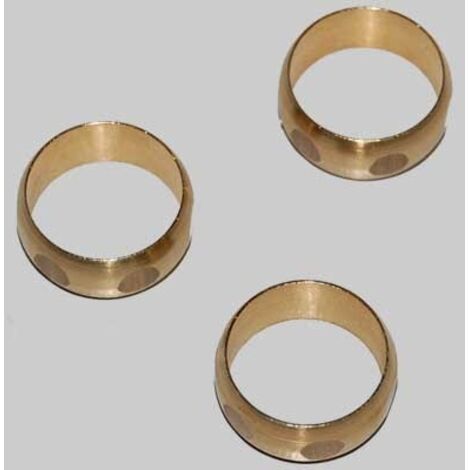OGIVE IN OTTONE PER TUBO RAME - 18 x 3/4