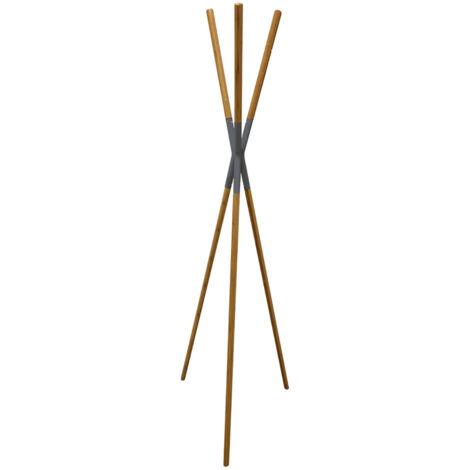 OGLALA - Portemanteau "Tipi" 3 Patères Gris