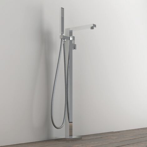 Ogomondo gruppo vasca 004 rubinetto incasso pavimento vasche free standing ottone