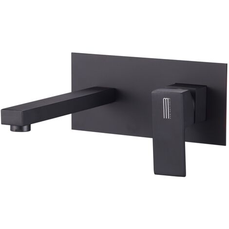 Ogomondo miscelatore ad incasso per lavabo purple colore nero black bagno casa confezione 1