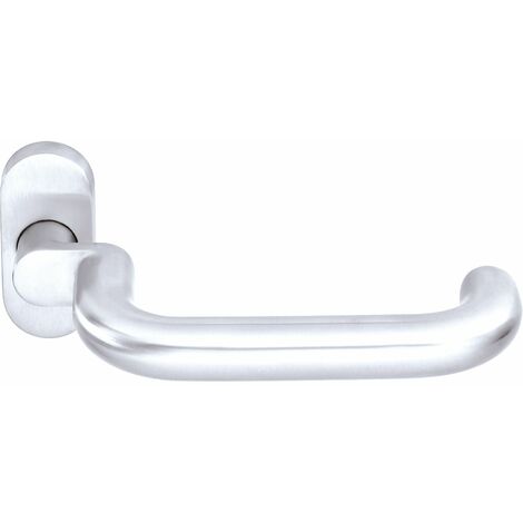 OGRO Drückerlochteil PREMIUM 8100 A FS/6620 - mit Rosette, Alu silber eloxiert