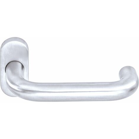 OGRO Drückerlochteil PREMIUM 8100 FS/6621 - mit Rosette, Alu silber eloxiert
