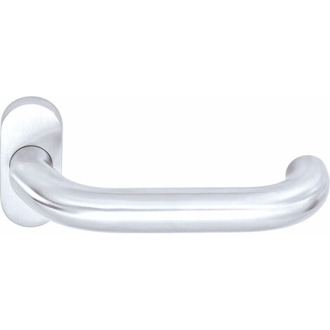 OGRO Drückerlochteil PREMIUM 8350 V FS/6620 - mit Rosette, Alu silber eloxiert