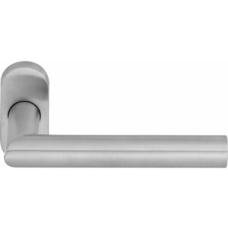 OGRO Drückerlochteil PREMIUM 8906 FS/6620 - mit Rosette, Edelstahl matt