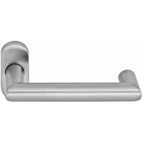 OGRO Drückerlochteil PREMIUM 8907 FS/6620 - mit Rosette, Edelstahl matt