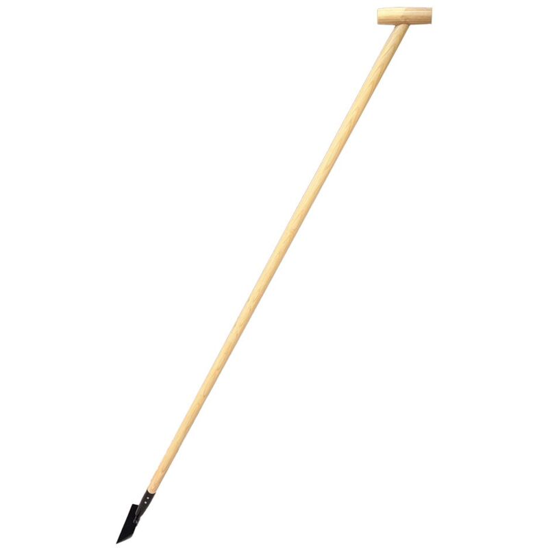 Monmobilierdesign - ogrod Binette à lame large manche long avec poignée en t en bois de frêne fsc