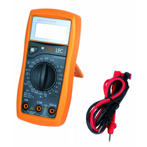 Ohmtec – Multimètre compact – Mesure tension 1000V CAT III – Résistance 2MOhms – Auto OFF et calibrage AUTO – Idéal pro et semi-pro