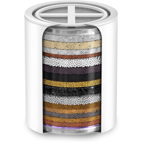 (Ohne Gehäuse) 20-stufige Ersatz-Duschwasserfilterkartusche, kompatibel mit jedem Duschfilter mit ähnlichem Design