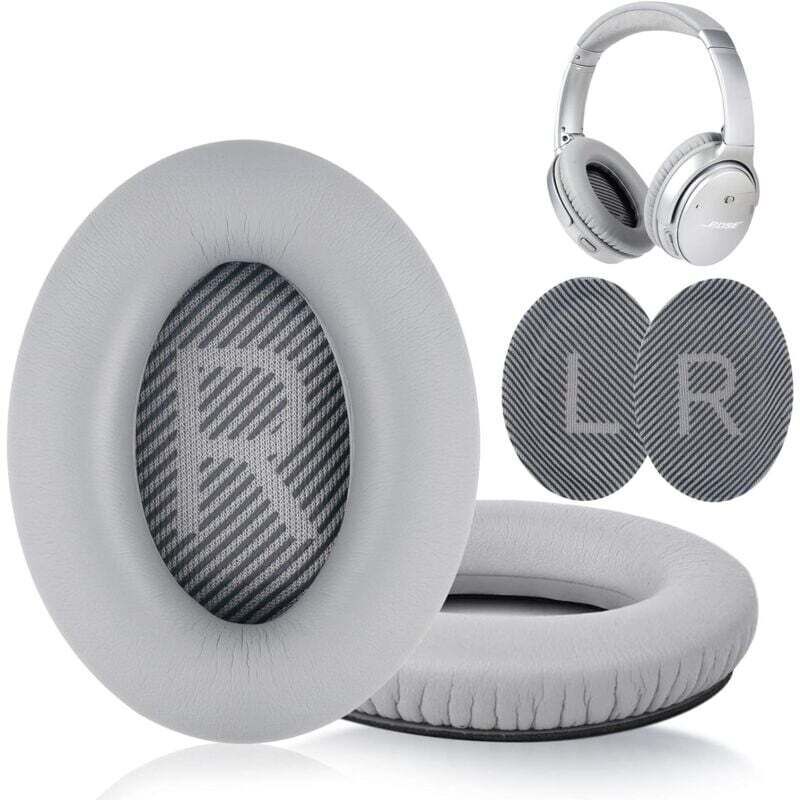 Image of Ohrpolster für Bose QuietComfort Kopfhörer – QC35/QC25/QC15/AE2 grau