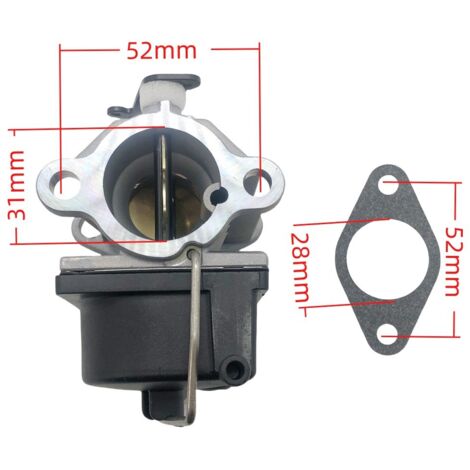 OHV110, OHV115, OHV120, OHV125, OHV130, 808-043 Vergaser: Drosselklappengehäuse (Kraftstoffversorgungskomponenten des Motors)